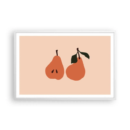 Póster en marco blanco - La dulzura misma - 91x61 cm