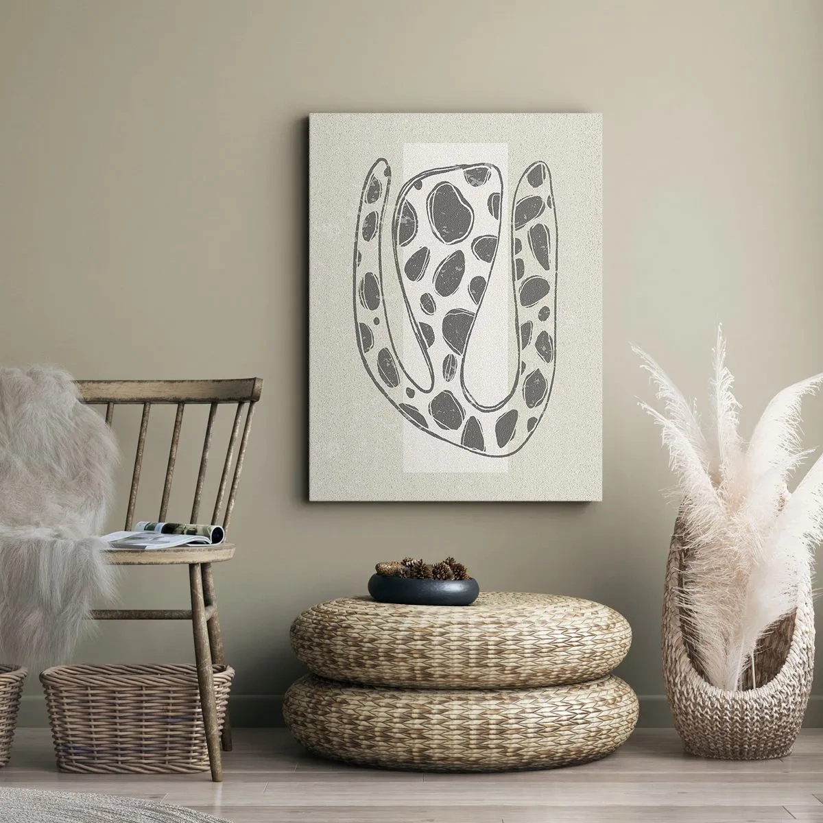 Cuadro sobre lienzo - Impresión de Imagen - Una criatura extraña - 55x100 cm