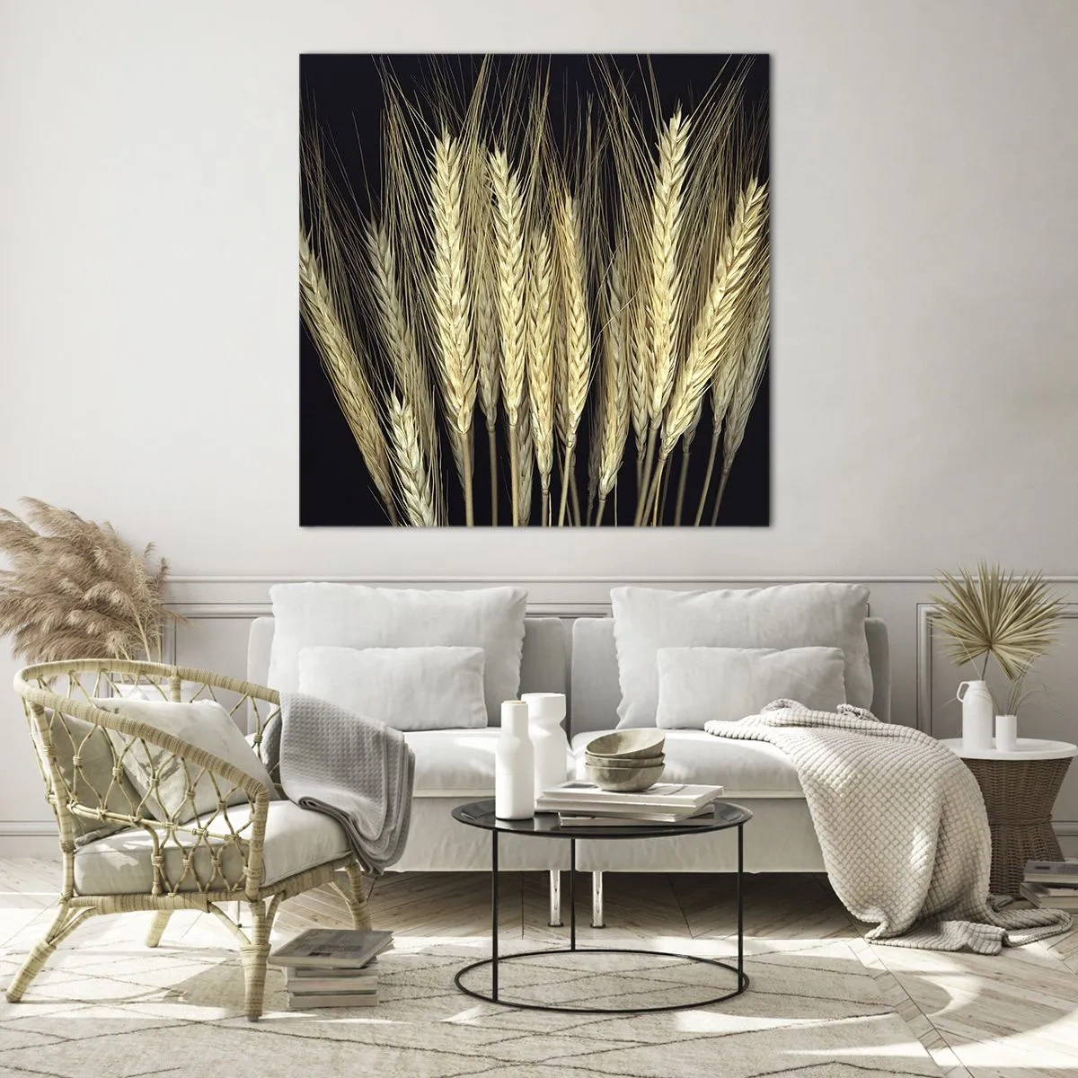 Cuadro sobre vidrio - Impresiones sobre Vidrio - Magia rústica - 50x50 cm