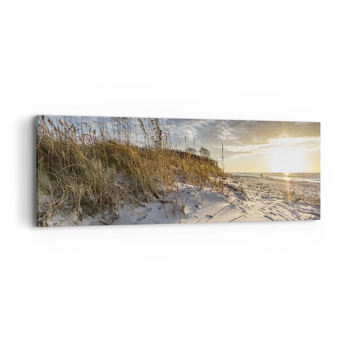 Cuadro sobre lienzo - Impresión de Imagen - Invitación a un paseo - 90x30 cm