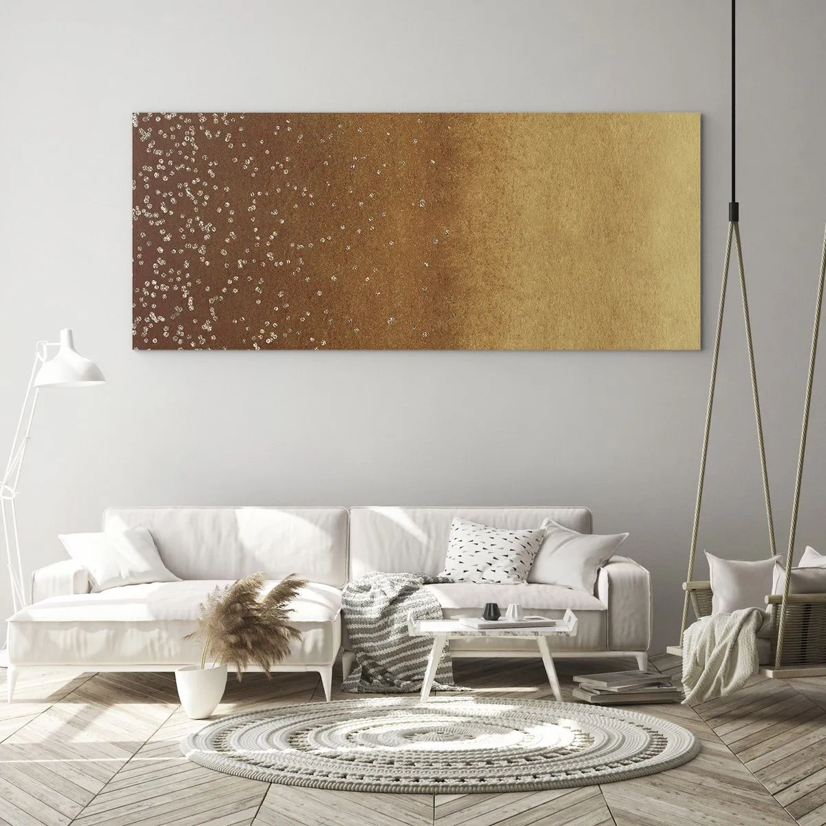 Cuadro sobre vidrio - Impresiones sobre Vidrio - Nacimiento de la luz - 100x40 cm