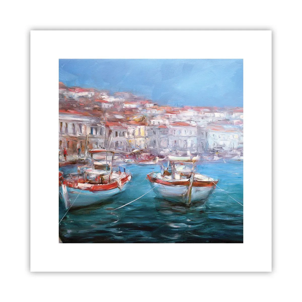 Póster - Bahía italiana - 30x30 cm