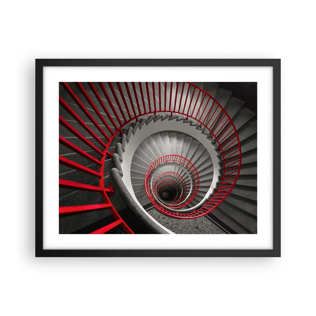 Póster en marco negro - Juegos arquitectónicos - 50x40 cm