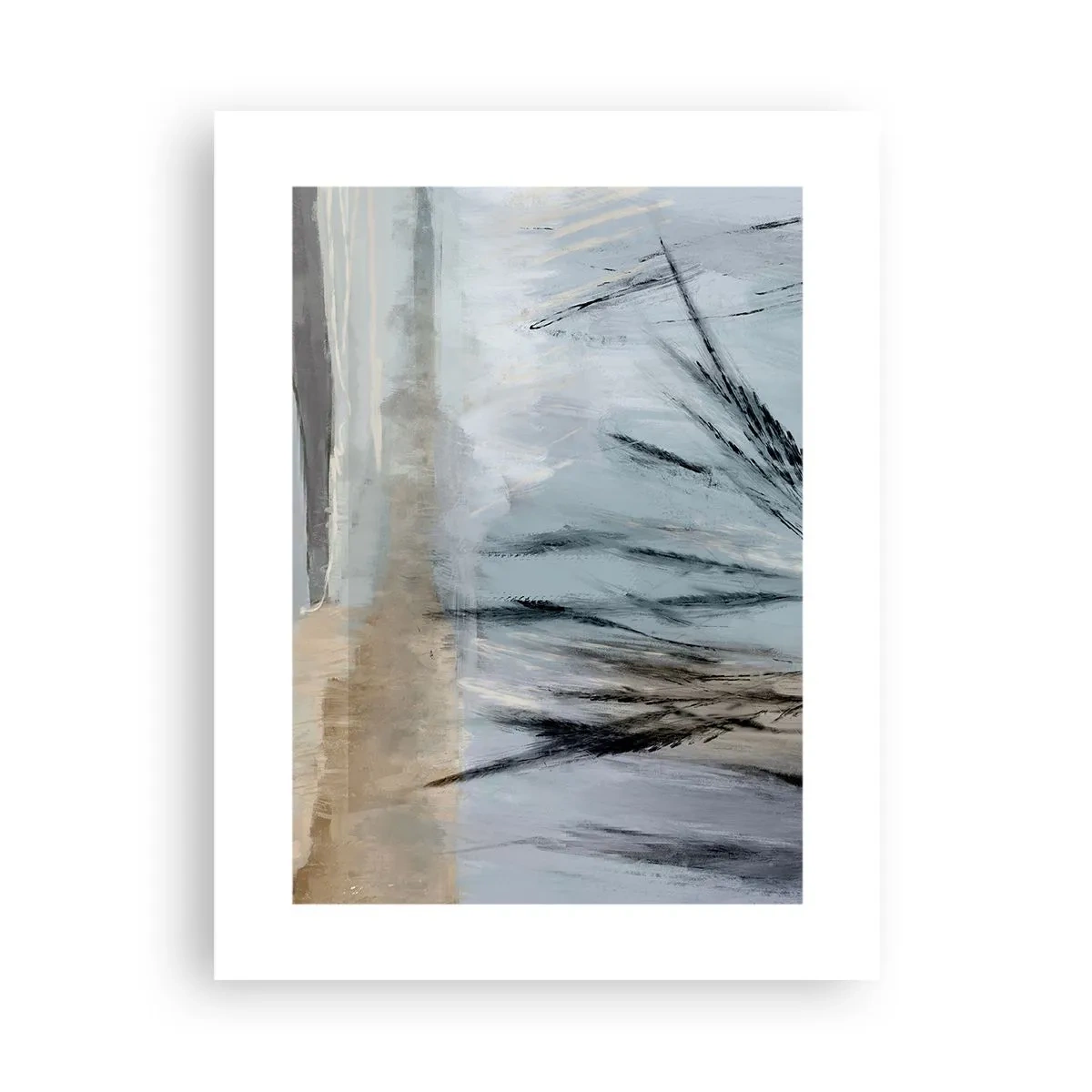 Póster - Campos de invierno - 30x40 cm