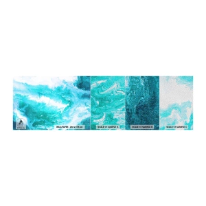 Muestra de fotomural Premium Sand - En el núcleo del elemento - Abstracción, Pedazo, Patrón moderno - 100x30 cm