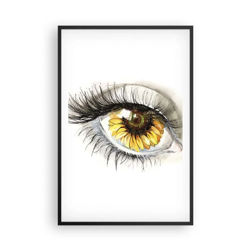 Póster en marco negro - Un aspecto tan caluroso como el verano - 61x91 cm