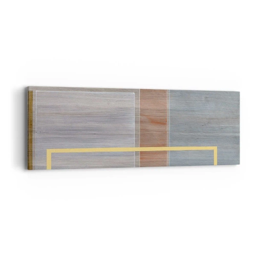 Cuadro sobre lienzo - Impresión de Imagen - Recto y tranquilo - 90x30 cm