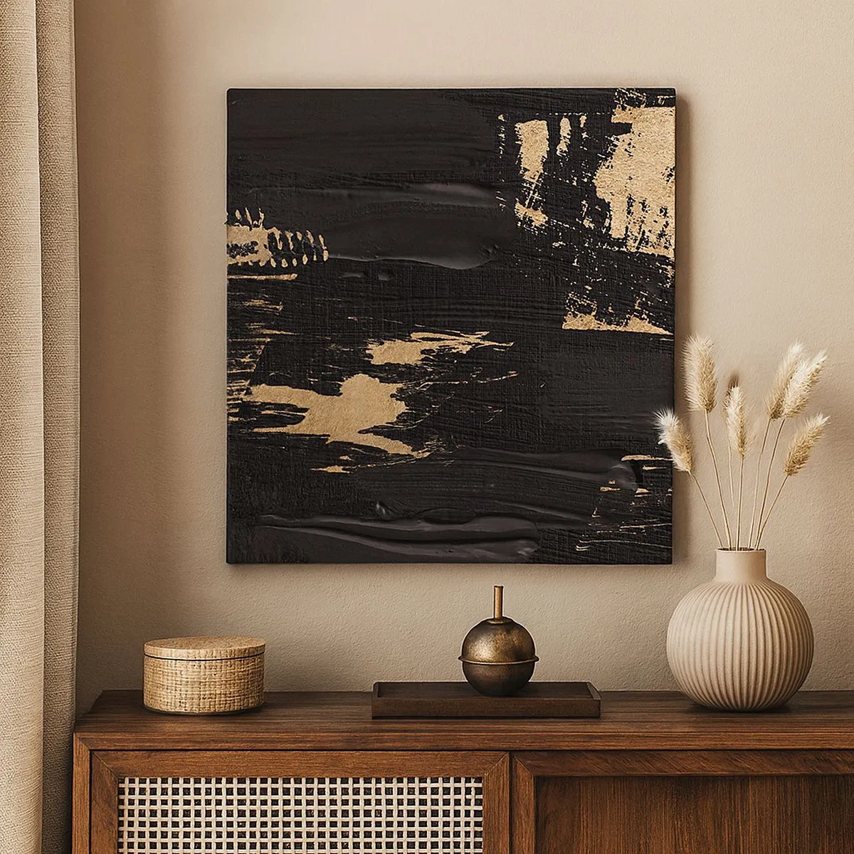 Cuadro sobre lienzo - Impresión de Imagen - Un rastro de tacto - 30x30 cm