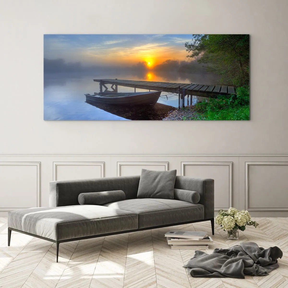 Cuadro sobre vidrio - Impresiones sobre Vidrio - Cómo lo ordinario se convierte en mágico - 100x40 cm
