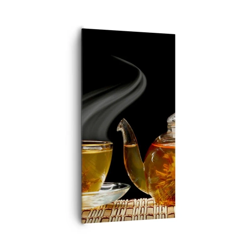 Cuadro sobre lienzo - Impresión de Imagen - Magia y el arte del té - 65x120 cm