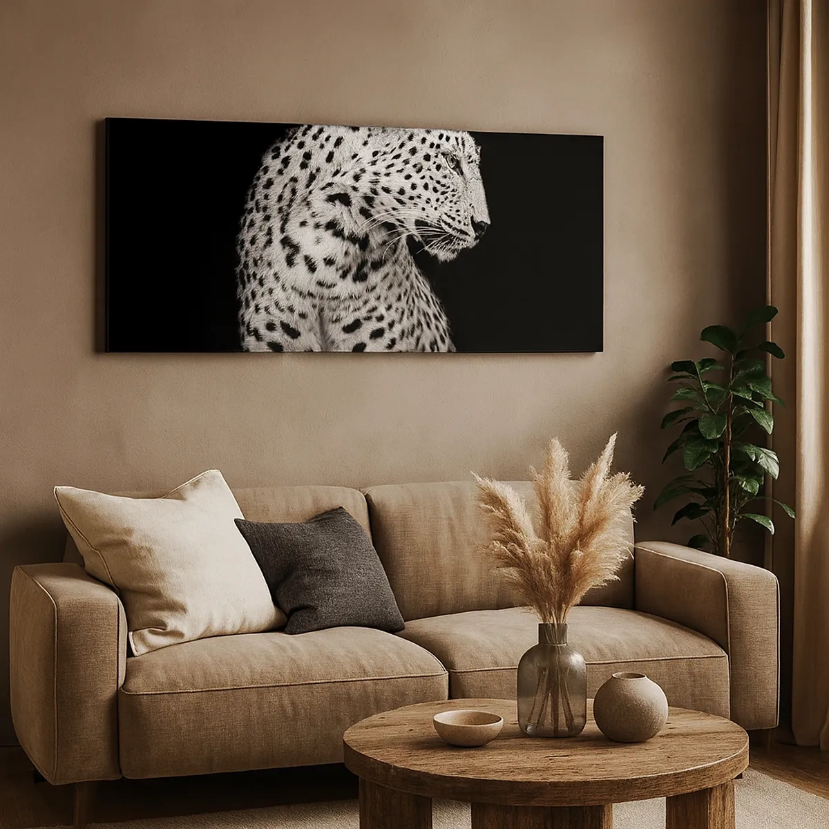 Cuadro sobre lienzo - Impresión de Imagen - El perfil derecho es perfecto - 30x30 cm