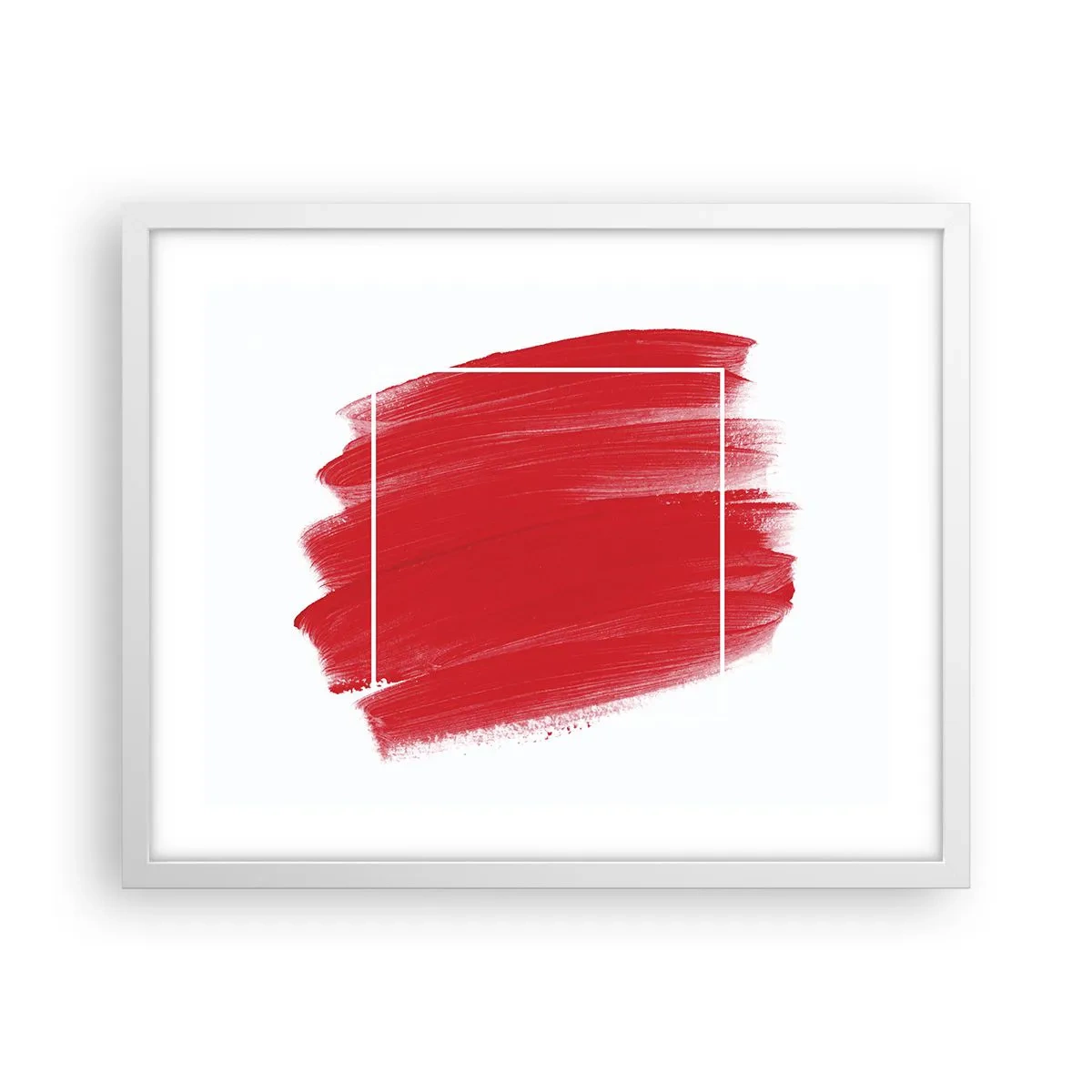 Póster en marco blanco - Fuera del marco - 50x40 cm