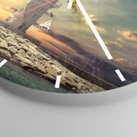 Esfera sin numeración, con rayas