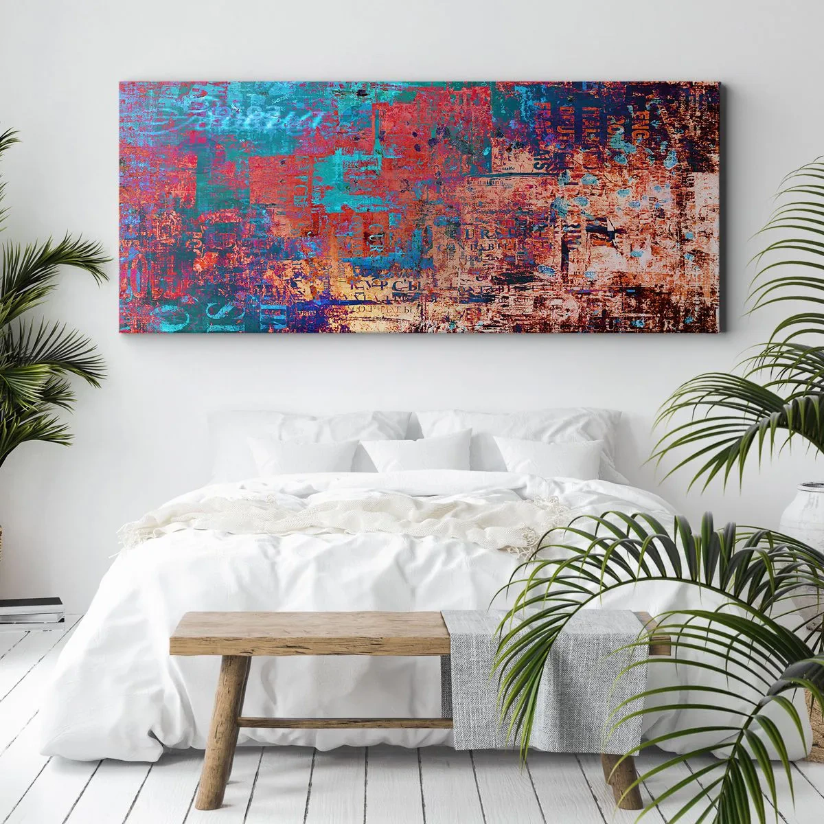 Cuadro sobre lienzo - Impresión de Imagen - Memoria y olvido - 100x40 cm