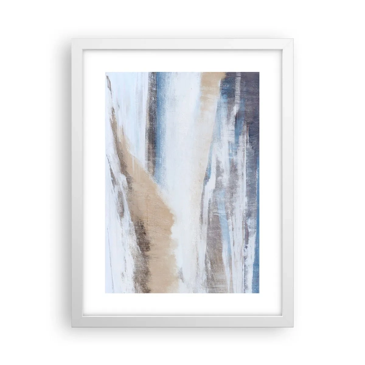 Póster en marco blanco - Composición invernal - 30x40 cm