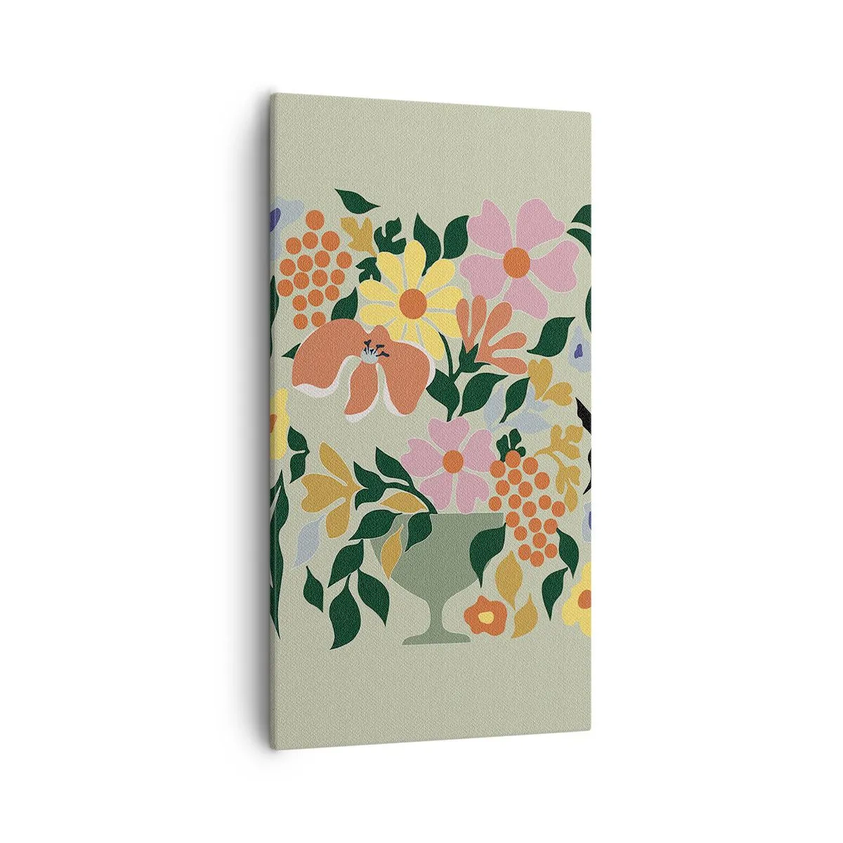 Cuadro sobre lienzo - Impresión de Imagen - Un ramo rebosante de vida - 55x100 cm