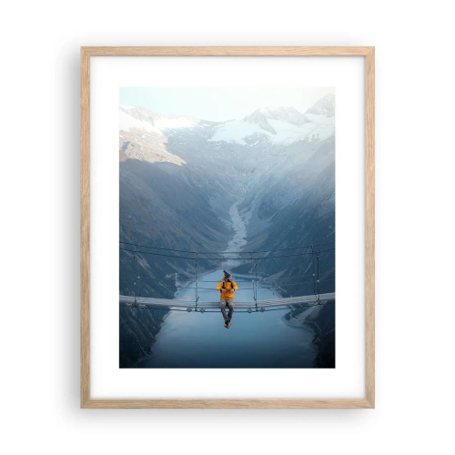 Póster en marco roble claro - Encanto suspensión - 40x50 cm