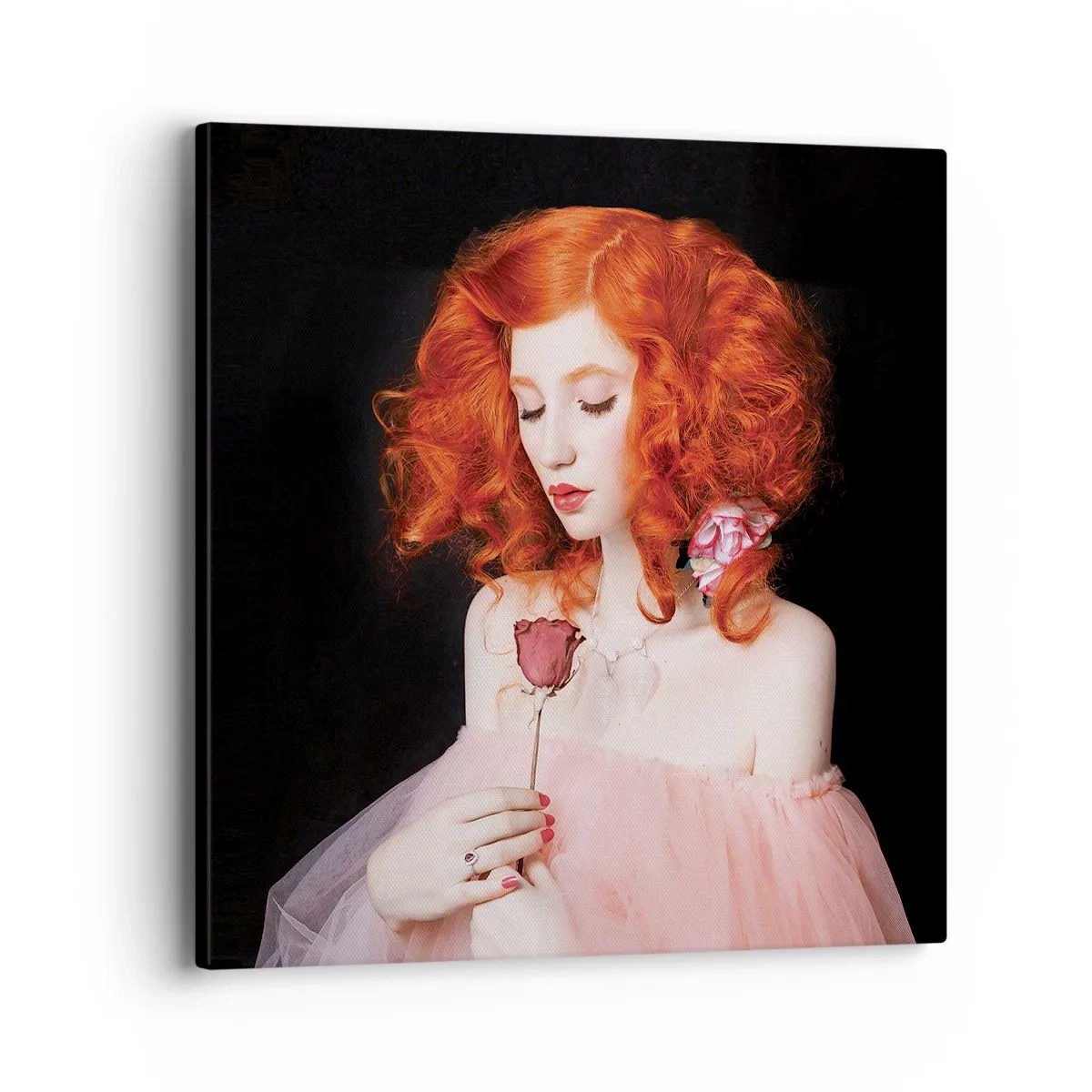 Cuadro sobre lienzo - Impresión de Imagen - En estilo barroco - 40x40 cm