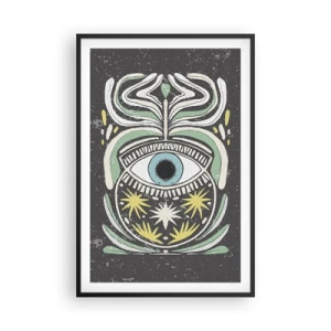 Póster en marco negro - Rituales tribales - 61x91 cm