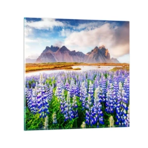 Cuadro sobre vidrio - Impresiones sobre Vidrio - La fuerza y la severidad junto a la dulzura - 50x50 cm