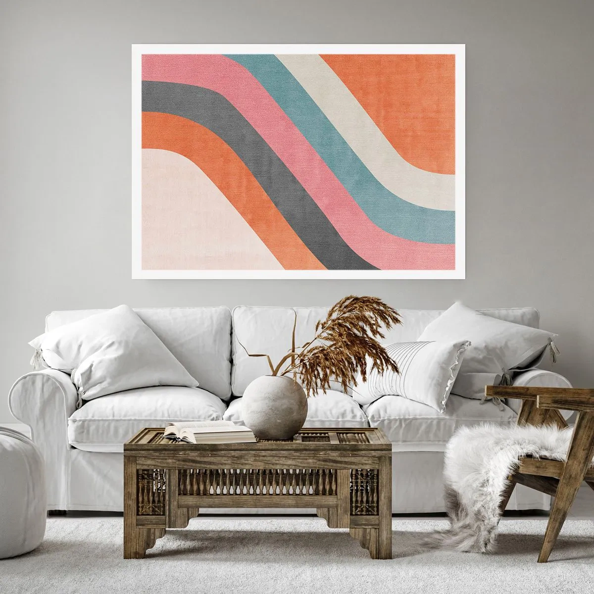 Póster - Composición diagonal - movimiento - 91x61 cm