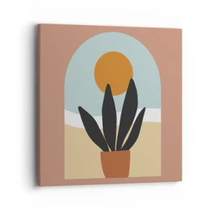 Cuadro sobre lienzo - Impresión de Imagen - Pequeñas alegrías - 40x40 cm