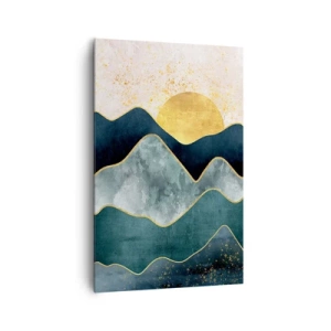 Cuadro sobre lienzo - Impresión de Imagen - Más allá de las siete montañas - 80x120 cm