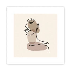 Póster - Escucharse a sí misma - 30x30 cm