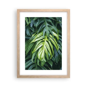 Póster en marco roble claro - Sumérjase en la frescura - 30x40 cm