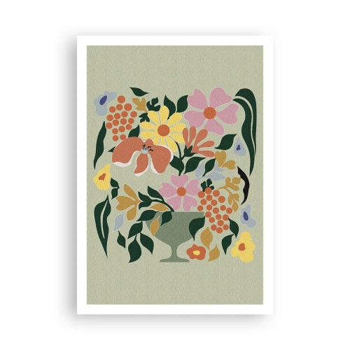 Póster - Un ramo rebosante de vida - 70x100 cm