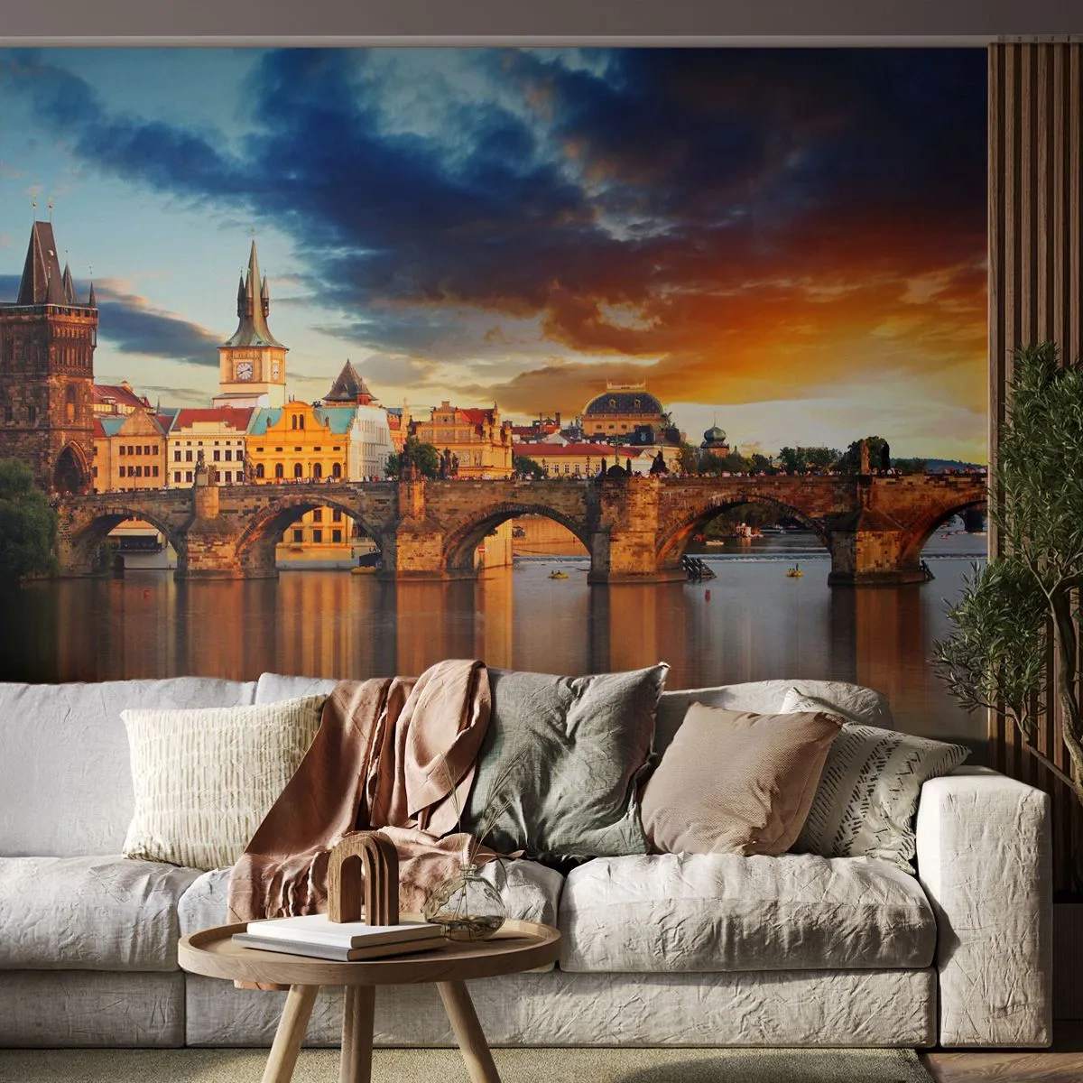 Fotomural Premium Canvas - La belleza no tiene edad - Ciudad, Praga, La República Checa - 500x350 cm