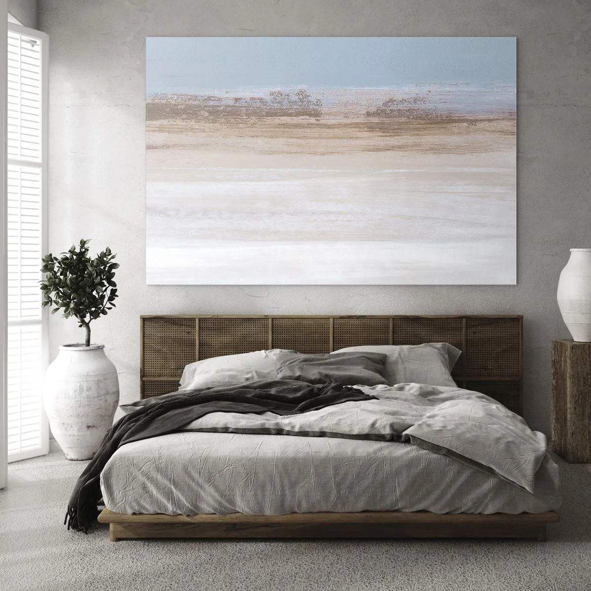 Cuadro sobre vidrio - Impresiones sobre Vidrio - Paisaje ambiguo - 70x50 cm