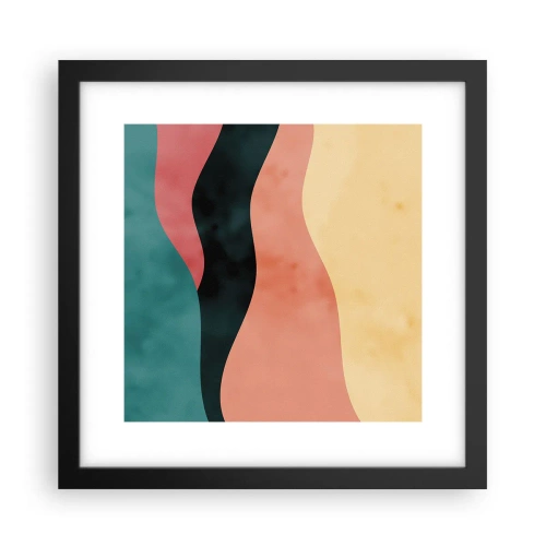 Póster en marco negro - Discordia compatible - 30x30 cm