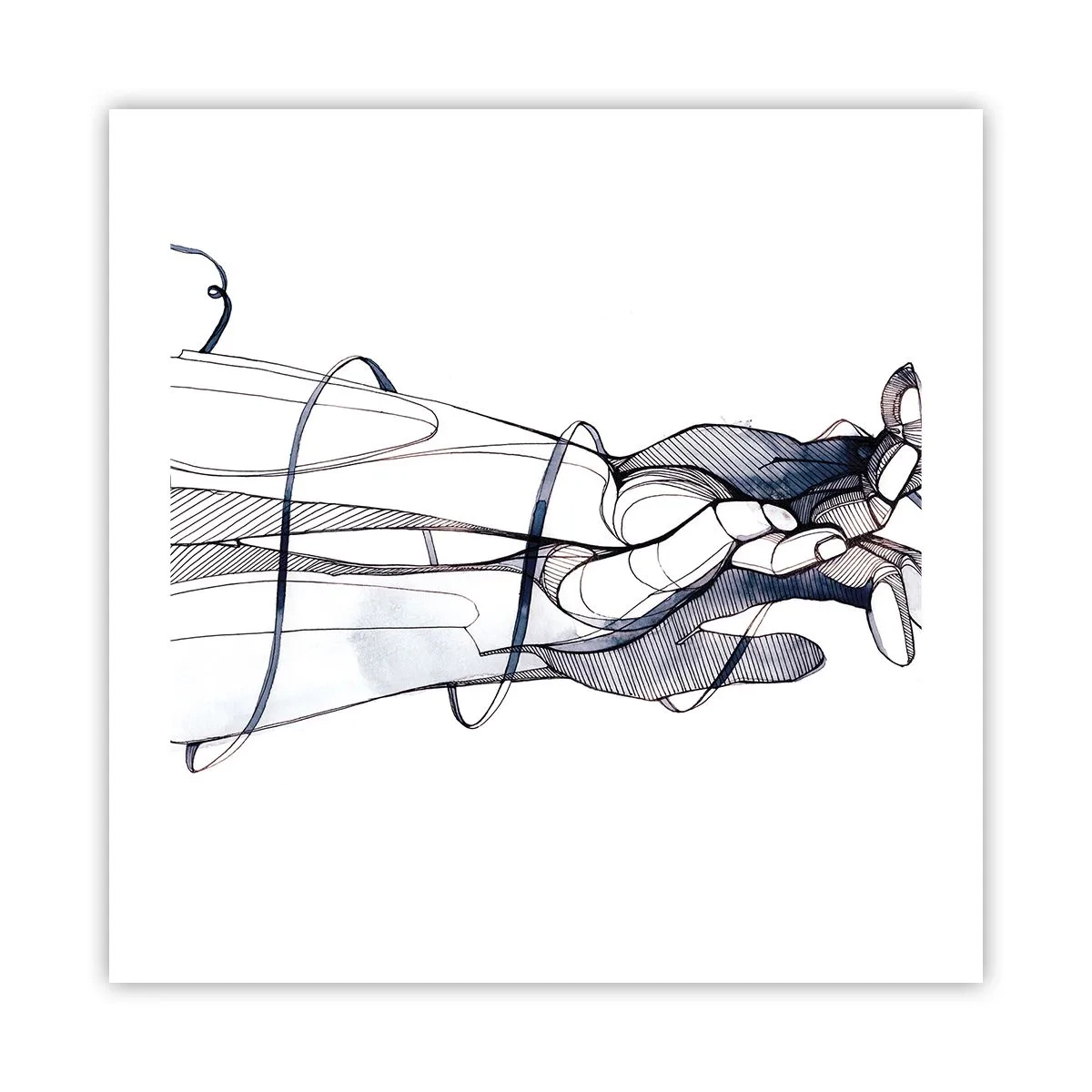 Póster - Un estudio sobre el contacto - 50x50 cm
