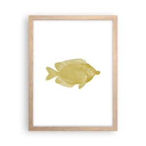 Póster en marco roble claro - No recuerdo quién eras - 30x40 cm