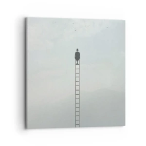 Cuadro sobre lienzo - Impresión de Imagen - Hacia lo más alto - 70x70 cm