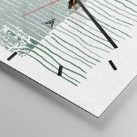 Esfera sin numeración, con rayas