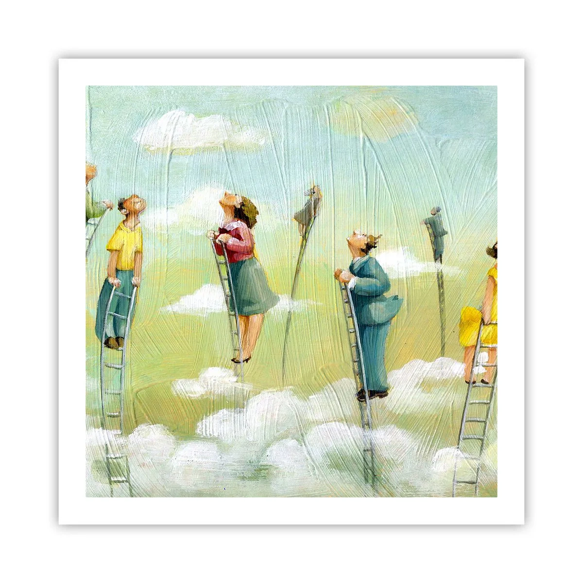 Póster - Sigue tu sueño - 60x60 cm