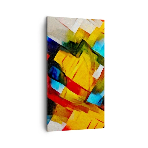 Cuadro sobre lienzo - Impresión de Imagen - Un popurrí multicolor - 45x80 cm