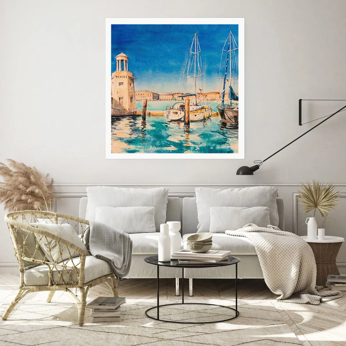 Póster - Laguna soleada - 60x60 cm