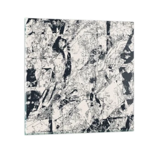 Cuadro sobre vidrio - Impresiones sobre Vidrio - La interpenetración de los opuestos - 30x30 cm