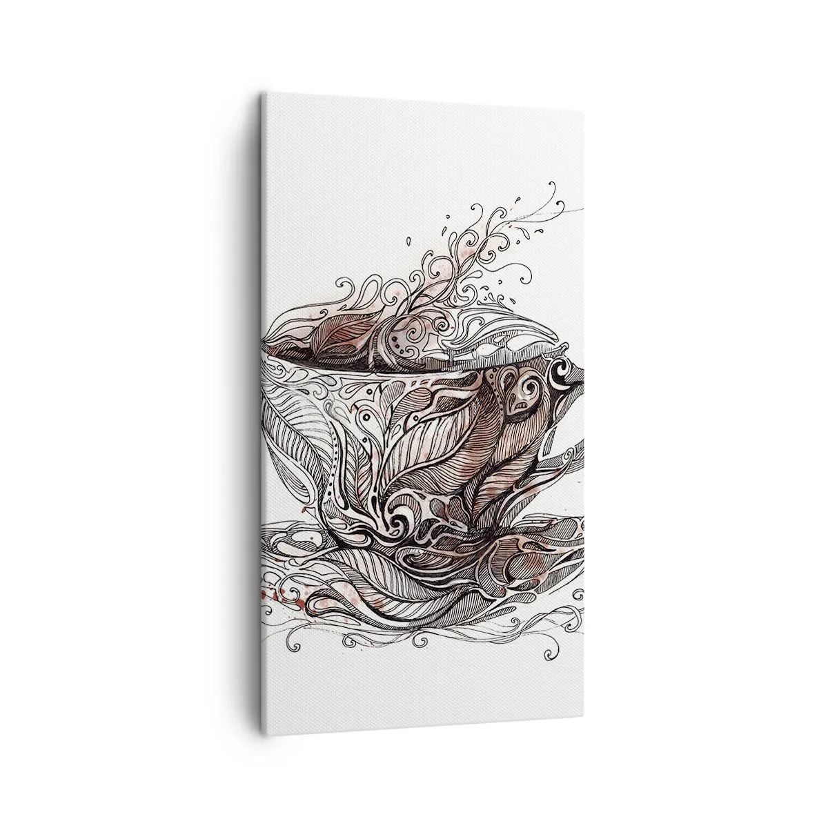 Cuadro sobre lienzo - Impresión de Imagen - Té para todo - 45x80 cm