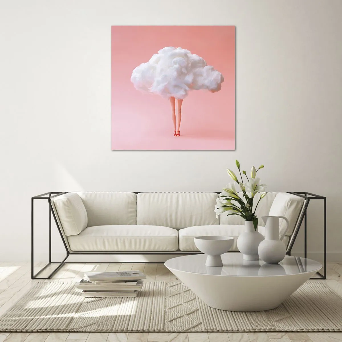 Cuadro sobre vidrio - Impresiones sobre Vidrio - Dulce promesa - 60x60 cm