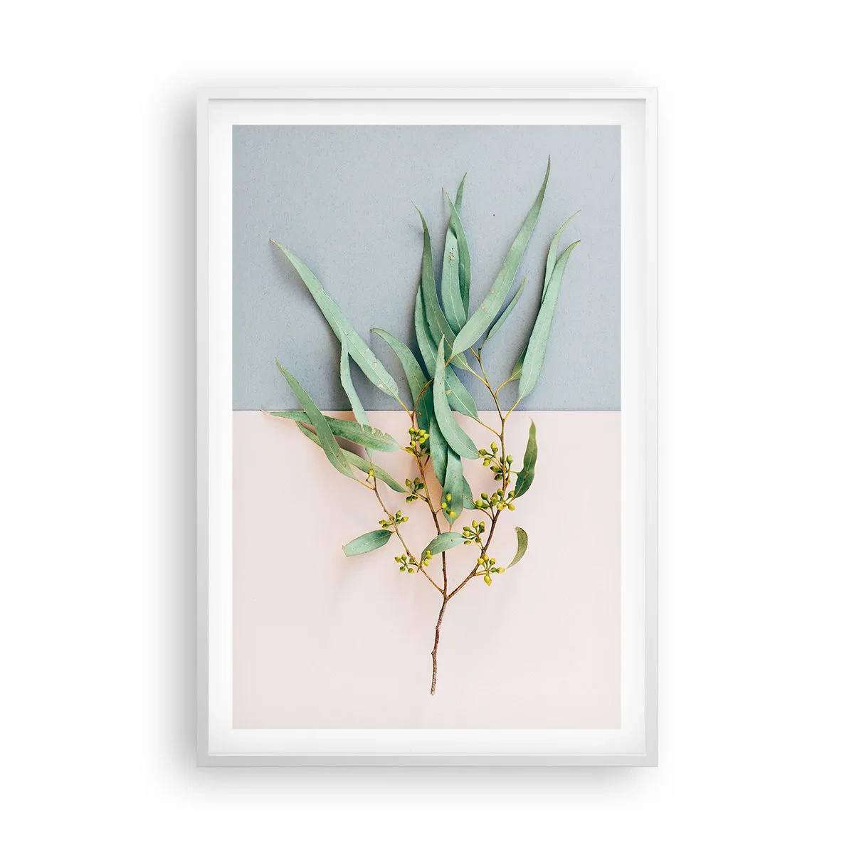 Póster en marco blanco - La sutileza del pastel - 61x91 cm