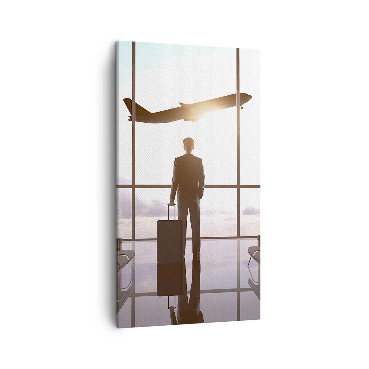 Cuadro sobre lienzo - Impresión de Imagen - Tienes tiempo, tranquilo - 45x80 cm