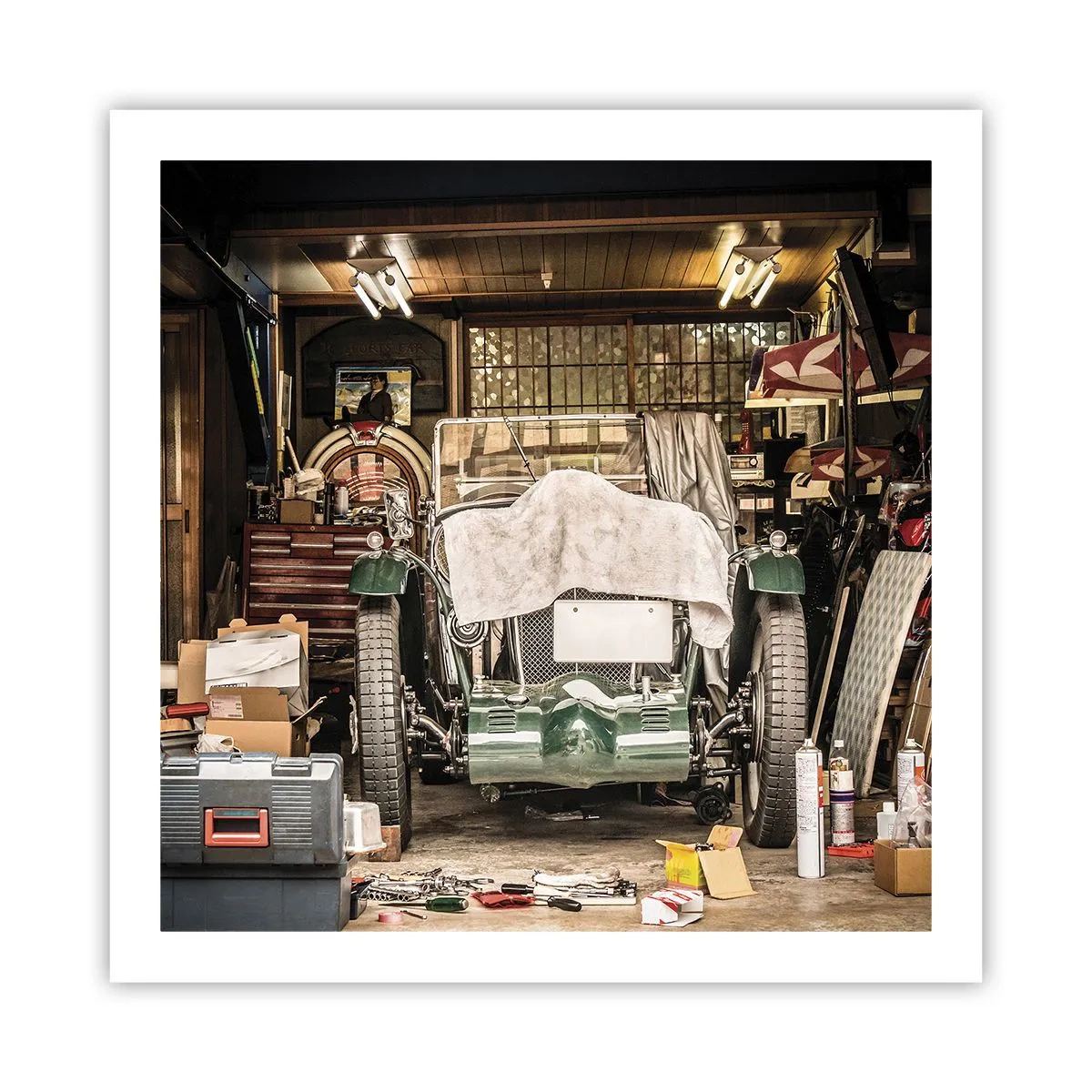 Póster - Volver al pasado - 60x60 cm