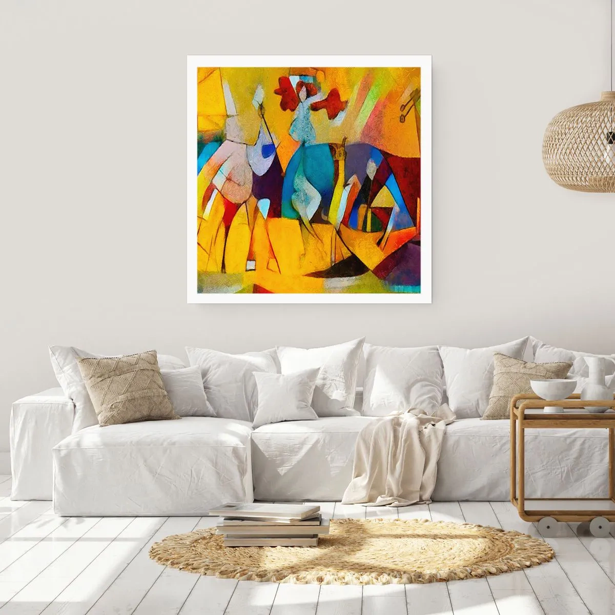 Póster - Sol - vida - alegría - 60x60 cm