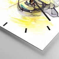 Esfera sin numeración, con rayas