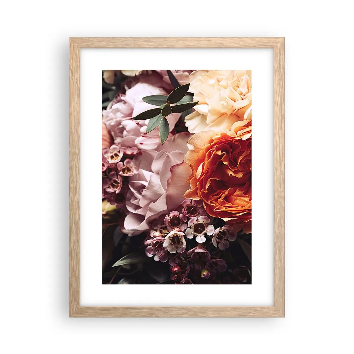 Póster en marco roble claro - Belleza envolvente - 30x40 cm