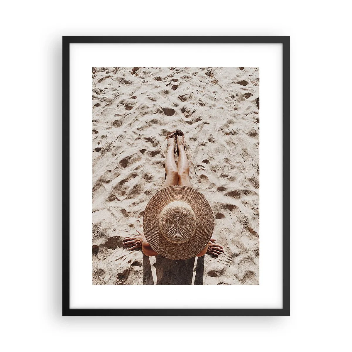 Póster en marco negro - Un tiempo de ensueño - 40x50 cm